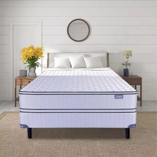 Colchón Inducol Espuma Arlene Azul 2 Plazas 190x140x29cm Eh Color Azul Claro