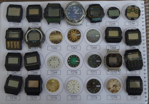 Lote 26 Sucatas Casio E Outros- Máquina Do Tempo