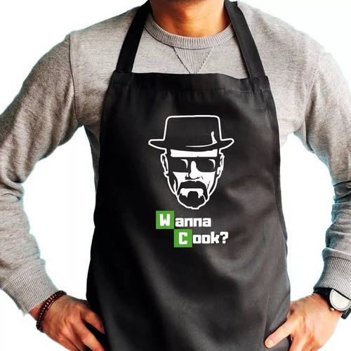 Delantal Personalizado Breaking Bad Serie - Wanna Cook?