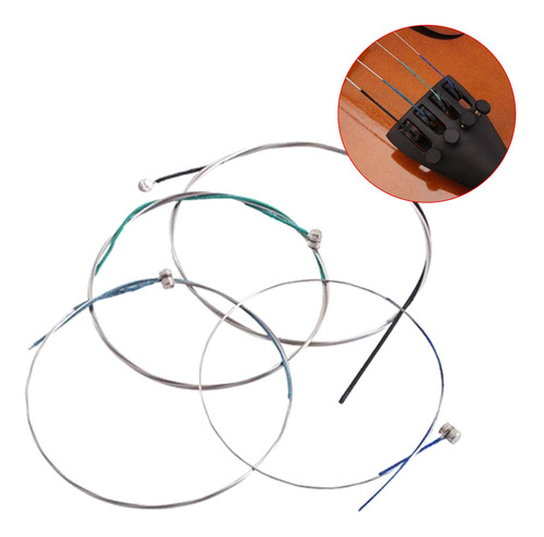 3 Cuerda De Violín 4x Cuerda Universal De Violín 4/4 Para