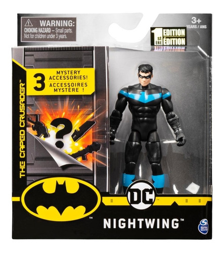 Figura Articulada 10cm Nightwing Dc The Caped Crusader
