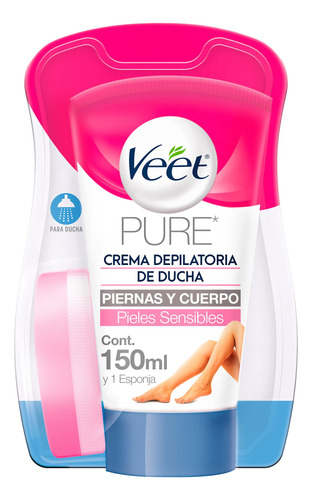 Veet 69548 Crema Depilatoria Corporal Para La Ducha Piel