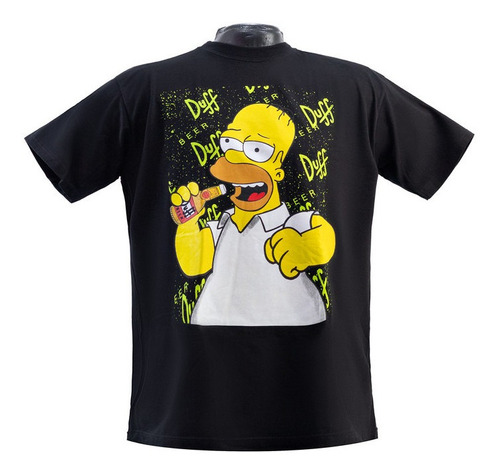 Franela Homero Simpson Cerveza Duff Adulto Unisex Algodón