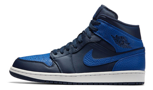 Zapatillas Jordan 1 Mid Obsidian Game Royal 554724-412   