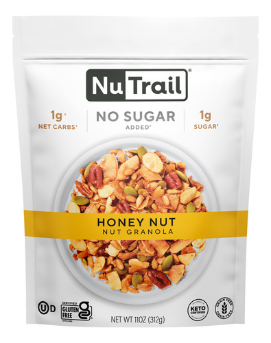 Nutrail Keto Nut Granola - Honey Nut Gluten Free 312 Gr