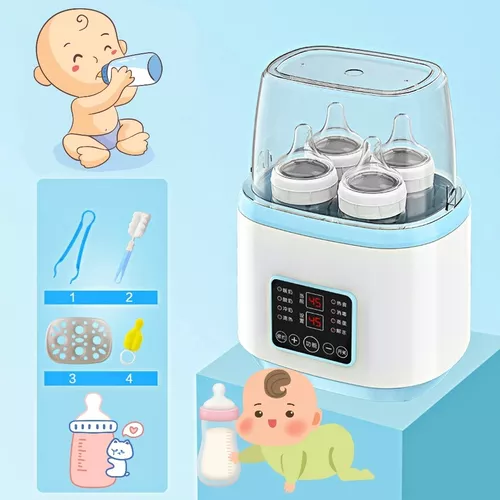 Calentador y esterilizador rápido de biberones, descongelador y calentador  de alimentos para bebés, sin bisfenol A, 6 en 1