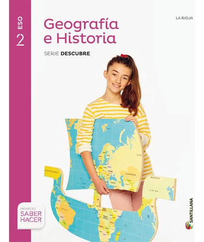 Geografia E Historia 2eso Rioja + Cuaderno Santillana Ed...