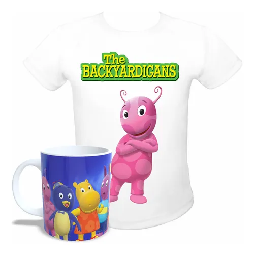 Los Backyardigans Uniqua - Combo: Remera Y Taza Plástica