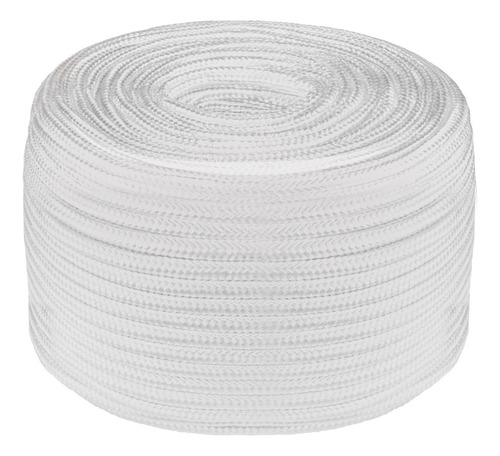 Piola De Poliéster Diamante De 6 Mm, 1 Kg, Fiero 49754 Color Blanco