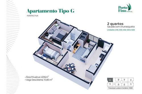 Imagem 14 de 15 de Apartamento Para Venda Em São José Dos Pinhais, Parque Da Fonte, 2 Dormitórios, 1 Banheiro, 1 Vaga - Sjp4004_1-1800185