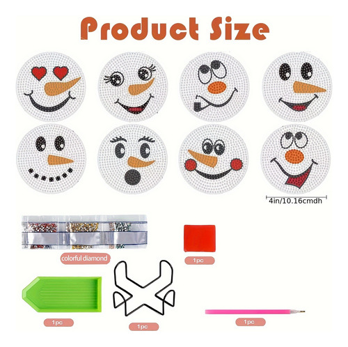 Posavasos Con Forma De Muñeco De Nieve Y Muñeco De Nieve Pin