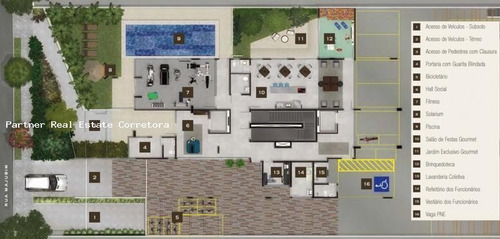 Imagem 3 de 15 de Apartamento Para Venda Em São Paulo, Alto De Pinheiros, 2 Dormitórios, 1 Suíte, 1 Banheiro, 2 Vagas - 1901a_2-1002478