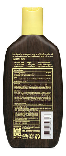 Loción De Protección Solar Hidratante Spf 15 Sun Bum Todo Tipo De Piel