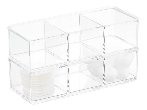 Imagen 5 de 9 de Organizador Maquillaje Divisiones Acrilico Porta Cosmeticos
