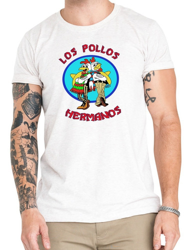 Polera Los Pollos Hermanos Breaking Algodón Orgánico Se53