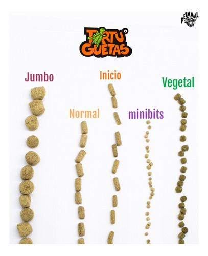 Alimento Comida Tortugas 1.5kg Tortuguetas Normal Petmmal