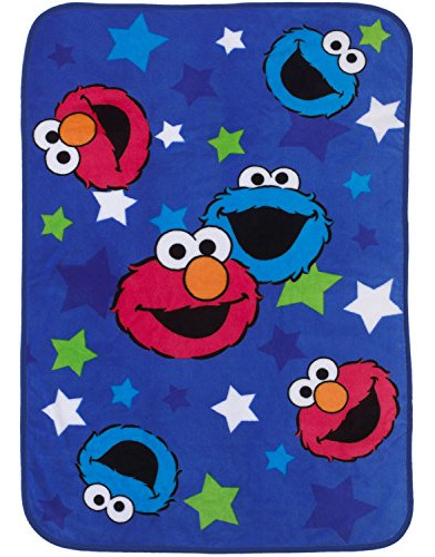 Manta Para Niños Pequeños De Sesame Street - Elmo & Cookie M