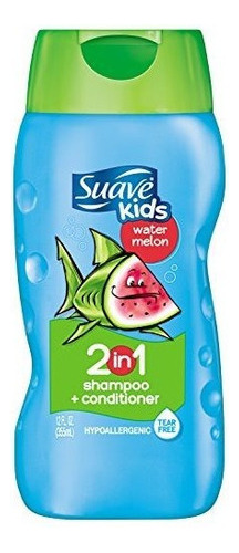 Champu Y Acondicionador Suave Kids 2 En 1, Sandia Salvaje 12