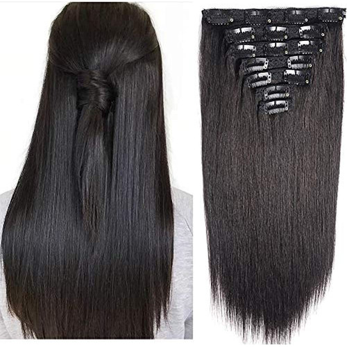 18  Clip En Extensiones De Cabello Humano Cabeza Completa 15