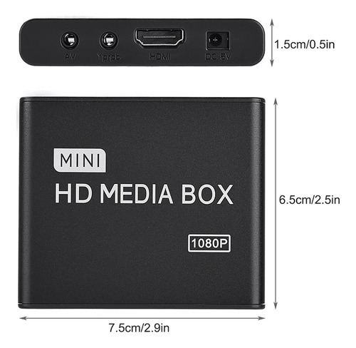 Reproductor Multimedia Digital Full-hd De 1080p, Salida, 71