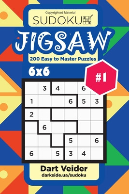 Libro Sudoku Jigsaw - 200 Easy To Master Puzzles 6x6 (vol...