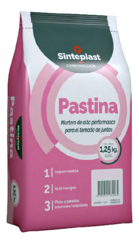 Pastina Piscinas Venecitas Ceramicos Impermeable 1,25 Kg