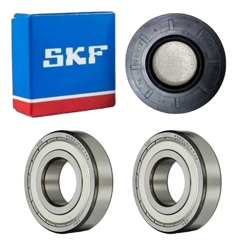 Kit Rodamientos Skf Reten Lavarropa LG F1380td Original