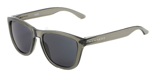 Lentes de sol Hawkers Crystal Black Dark ONE - Gafas de sol para Hombre y Mujer - Color Transparente Gris