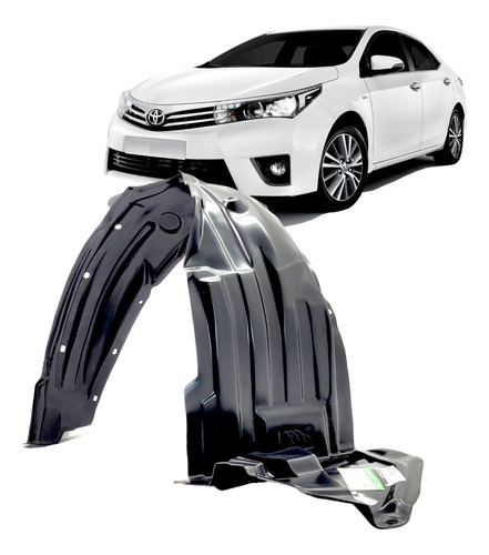 Parabarro Dianteiro Toyota Corolla 2014 A 2018 Lado Esquerdo