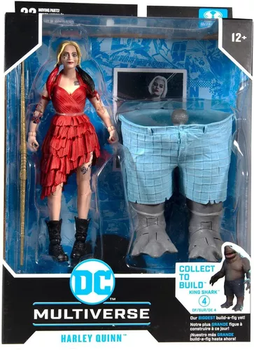 Boneca Action Figure Arlequina Ou Harley Quinn Esquadrão Suicida 18cm