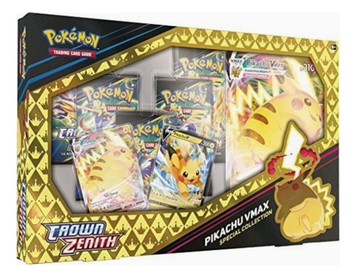 Pokémon Tcg Pack Cartas Especial Crown Zenith Pikachu Vmax