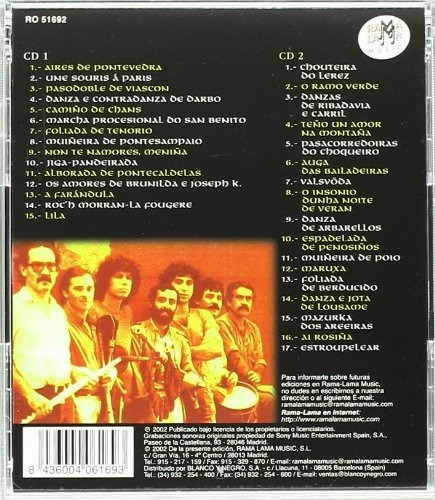 Milladoiro Todas Sus Grabaciones En Cbs (1982-1986)  Cd X 2