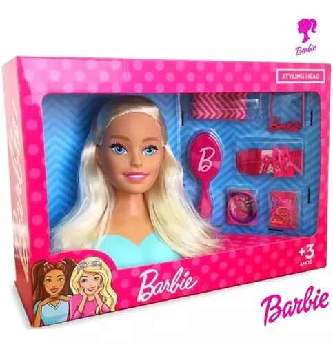 Barbie Busto Carrinho Carro Conversível Porche Brinquedo