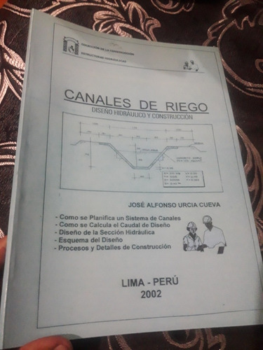 Libro Canales De Riego Diseño Hidráulico Y Construcción (Usado)