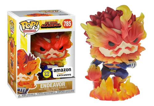 Endeavor Funko Pop My Hero Academia #785 Brilla Glow Amazon