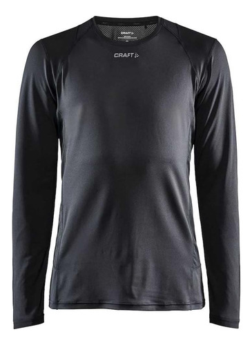 Craft Sportswear Polera Adv Essence Ls Para Hombre, Negro,