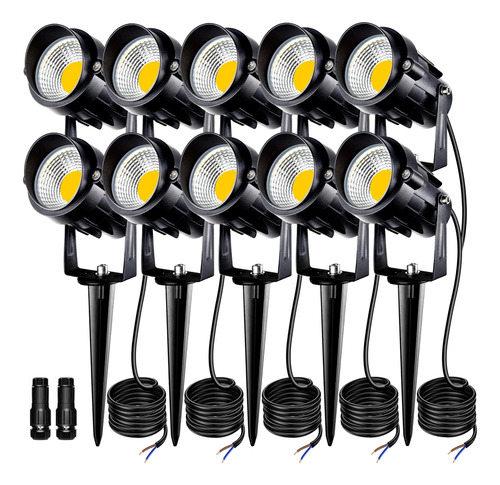 Puvorxi Luces De Paisaje De Bajo Voltaje, 10w 900lm Led Ilum