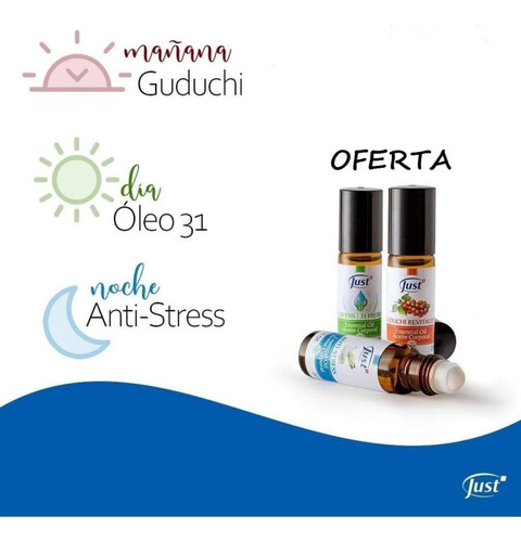 Kit Essential 3 Just Oleo 31+anti-stress+ Guduchi 