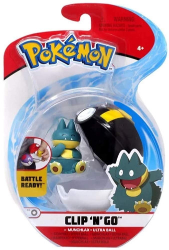 Munchlax 5cm Con Pokebola 7cm Pokemon Wicked Cool Toys