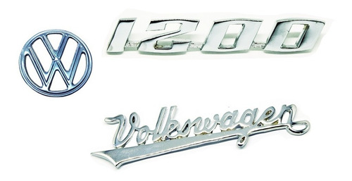 Emblema Capô E Motor Fusca Vw, Volkswagen E 1200