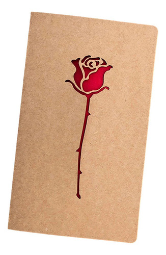 Tarjetas Del Día De San Valentín Con Sobre, Dulce De Color Rose