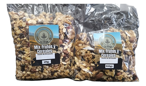 Mix De Frutos Secos Y Cereal: Natural Y Energético X 1 Kg