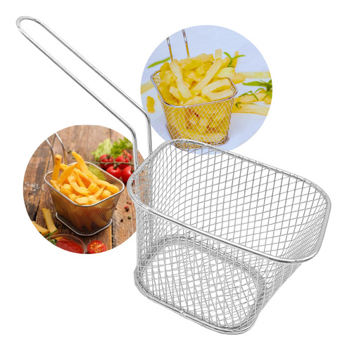 Canasto Freidor Personal Acero Inoxidable Papa Frita Cocina