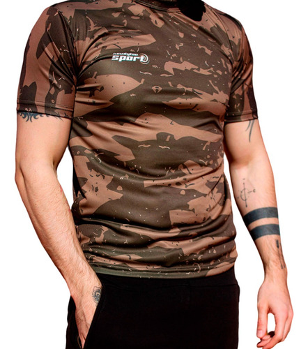 Remera Deportiva Kevdylansports Padel Tenis Futbol Camuflado