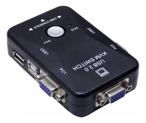 Concentrador Kvm Usb/vga De 2 Puertos Clickbox