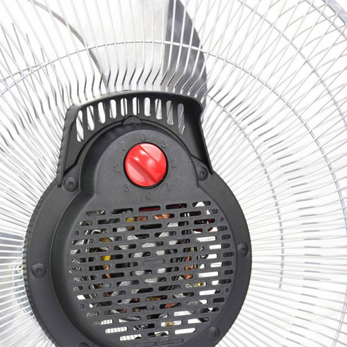 Ventilador De Mesa Y Pared Mytek 3347 Plateado 3 Aspas 16