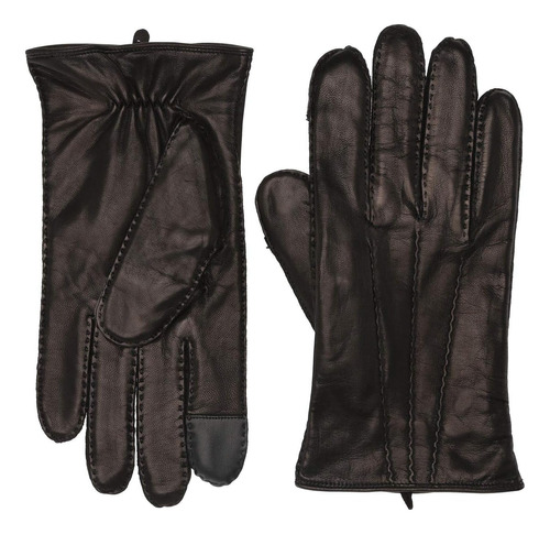 Guantes De Cuero Para Hombre Frye, Piel De Venado Negra, Med