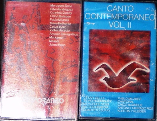 Canto Contemporáneo Vol. 1 Y 2 (1983-84) Lote De Cassettes