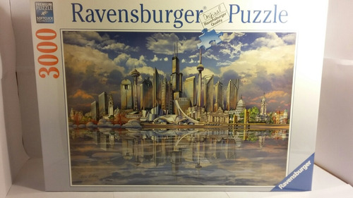 Puzzle Ravensburger 3000pzs Us Skylines Milouhobbies R0186