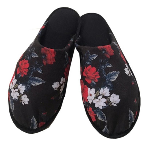 1 Par Chinelos Pantufa Estampada Home